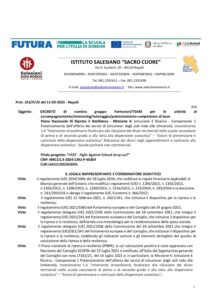 DECRETO INCARICHI DOCENTI PNRR DISPERSIONE-SACRO CUORE – 11 MARZO 2025