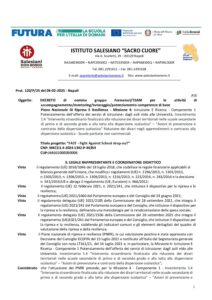 Decreto incarichi docenti
