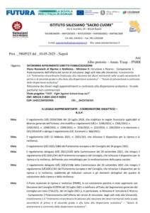 DETERMINA AFFIDAMENTO FORNITURA SERVIZIO DI PUBBLICIZZAZIONE