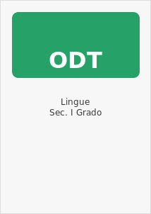 LINGUE SEC. 1-GRADO