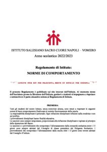 Regolamento allievi 22/23